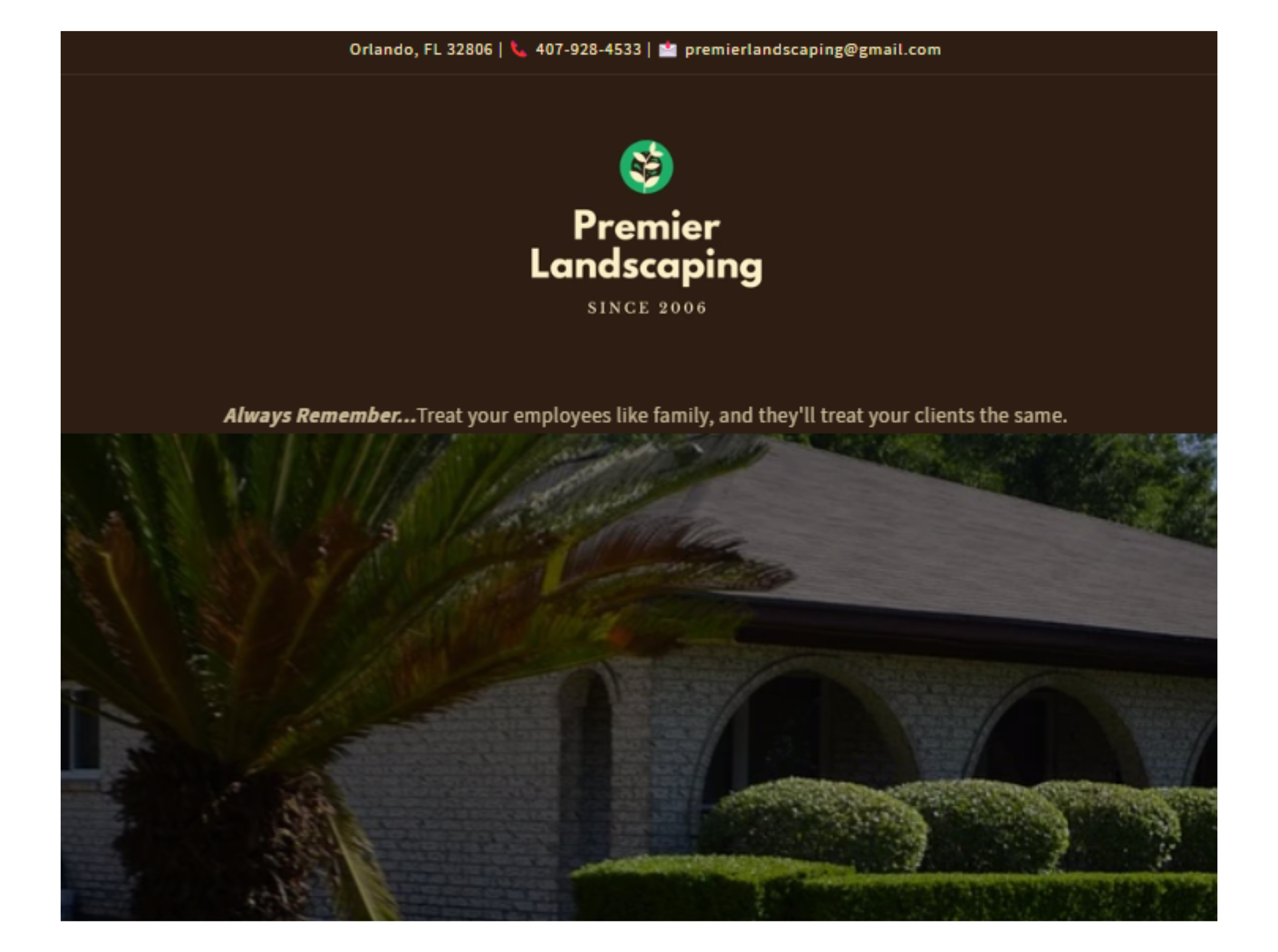 Premier Landscaping Site